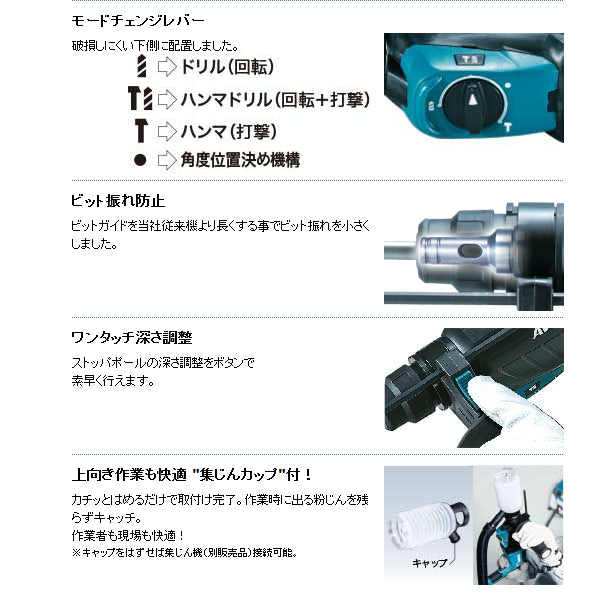 マキタ 26mmハンマドリル HR2631F SDS-plus