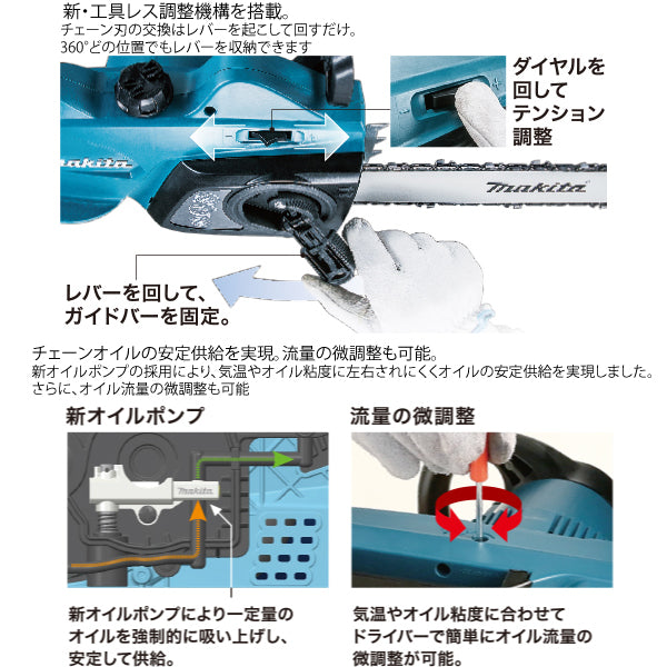 マキタ 電動式チェンソー MUC4041