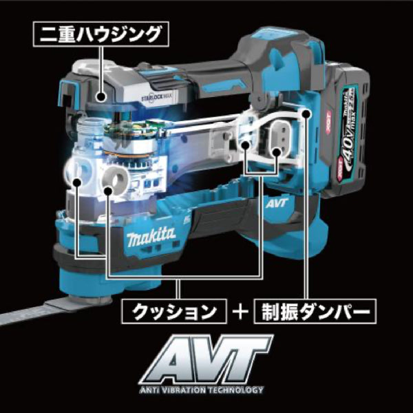 マキタ 充電式マルチツール TM001GRDX 40Vmax