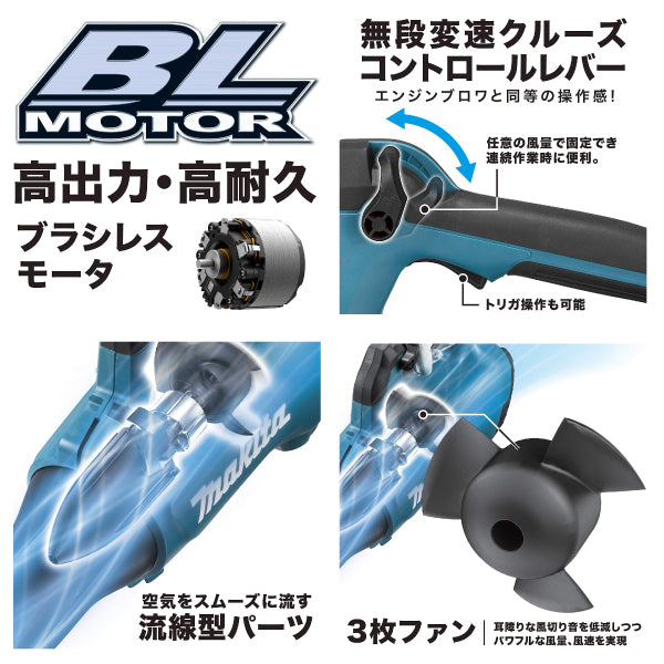 マキタ makita 充電式ブロワ (18V) MUB184DZ