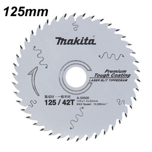 マキタ A-50500  タフコートチップソー125mm 刃数42（集成材/一般木材用）